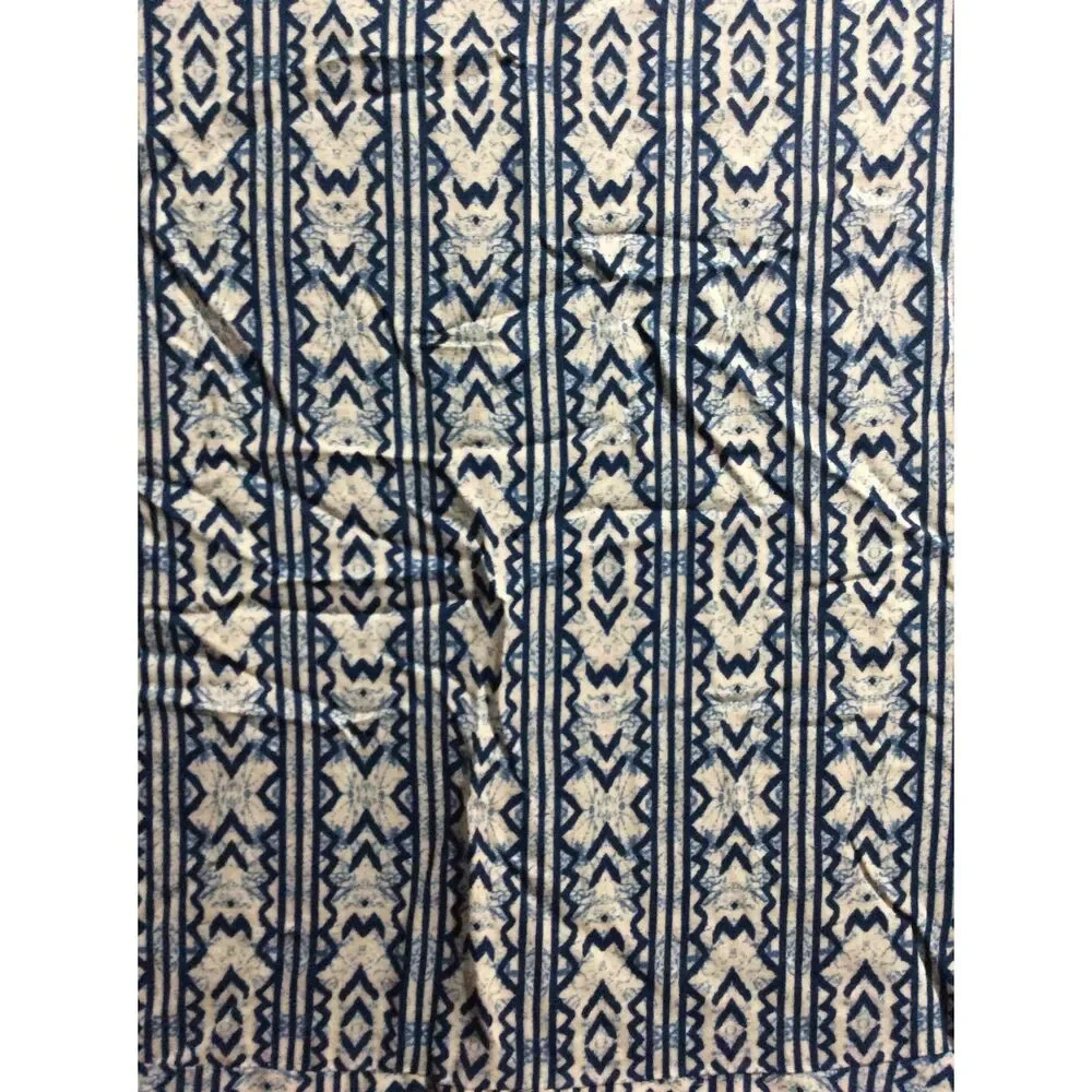 Beautiful print maxi skirt blues lined Size Medium M Boho Festival Hippie